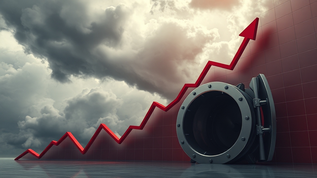 재무 상황, 얼마나 심각할까? (realistic 스타일)