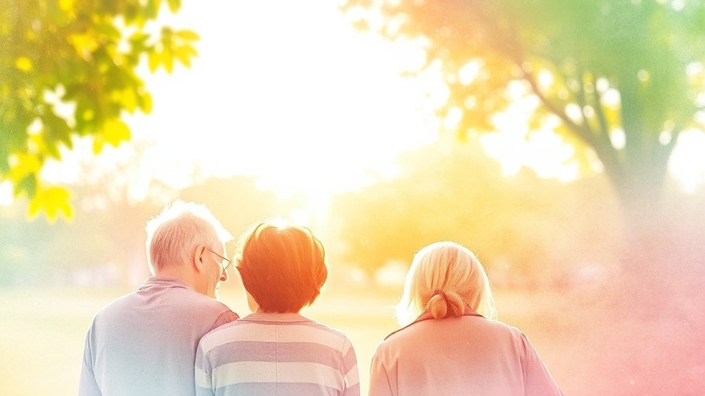 우체국 치매간병보험의 장점과 특징 (watercolor 스타일)