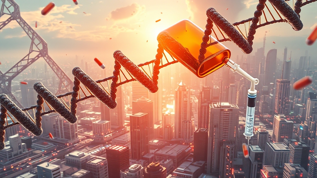 신약 개발 현황 및 파이프라인 (realistic 스타일)