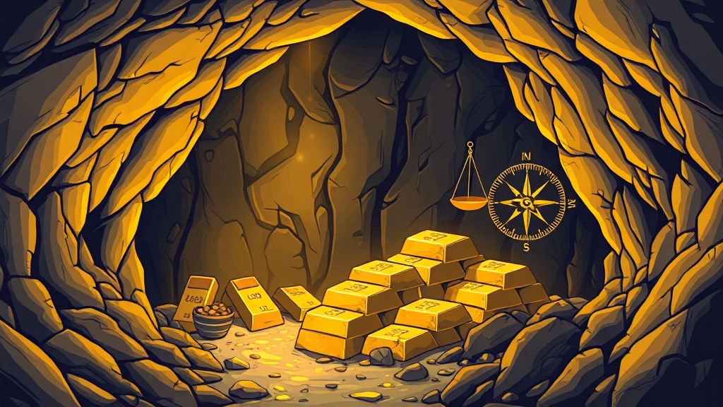 금 투자, 이것만은 꼭 알아두세요! (illustration 스타일)