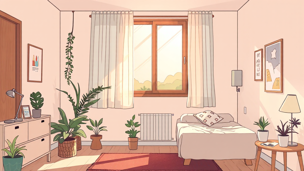 주거 및 임대차 기준은? (illustration 스타일)