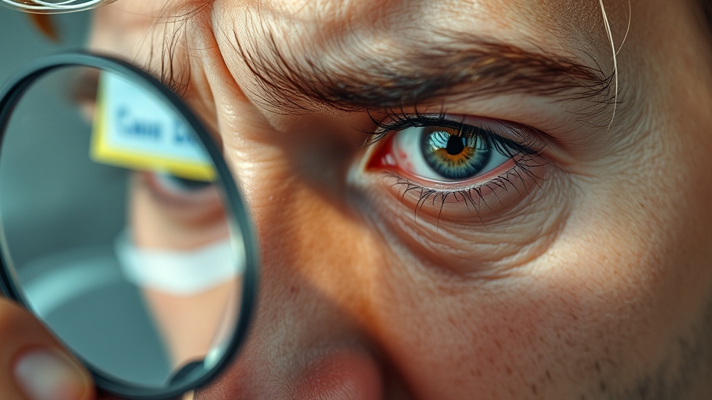 안검내반 주요 원인 (realistic 스타일)