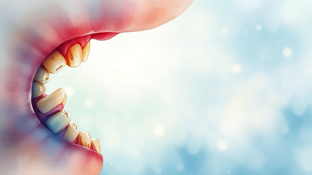 입냄새, 왜 생길까요? (watercolor 스타일)