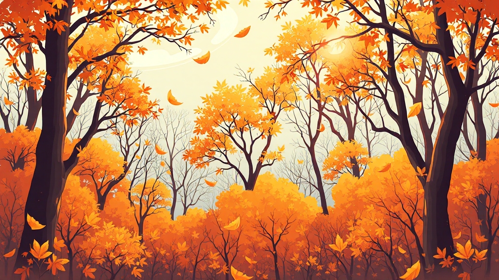 가을 향의 심리 효과 (cartoon 스타일)