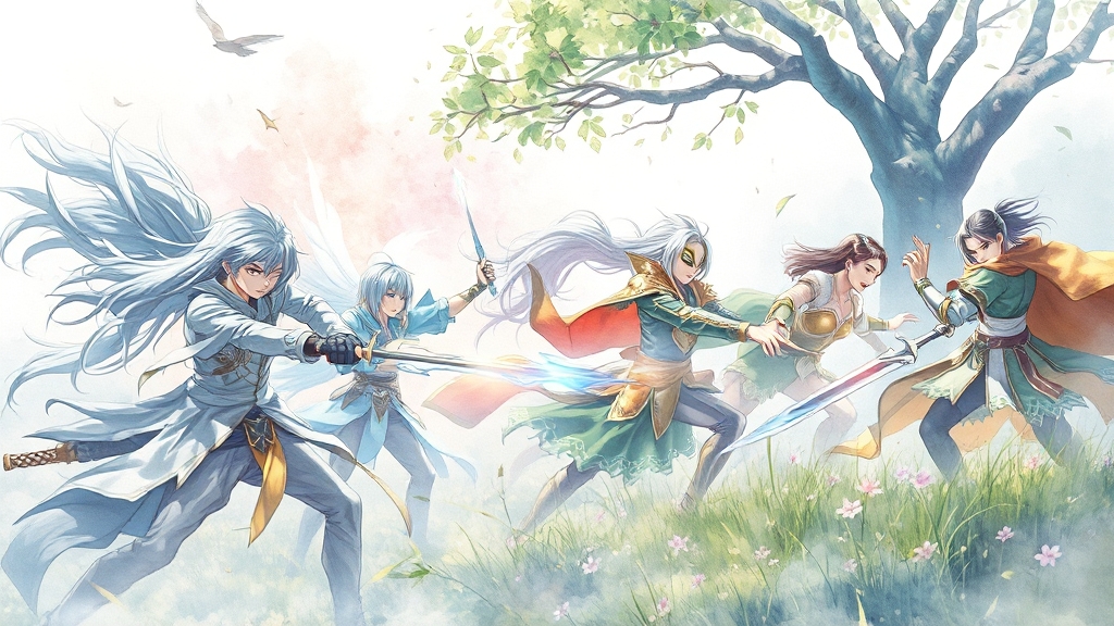 지원 효과 종류와 활용법 (watercolor 스타일)