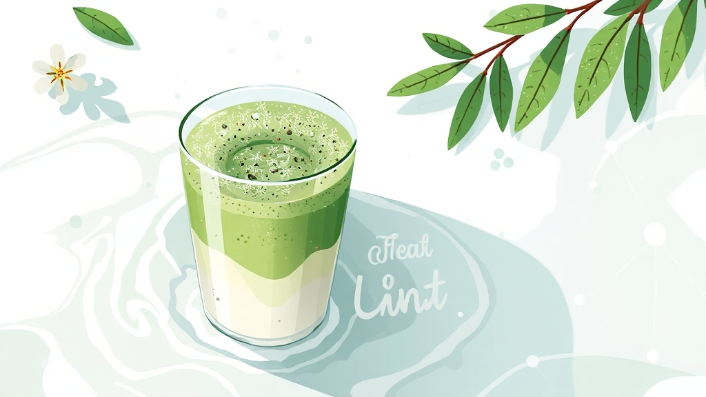 코코말차: 겨울 신메뉴 소개 (illustration 스타일)