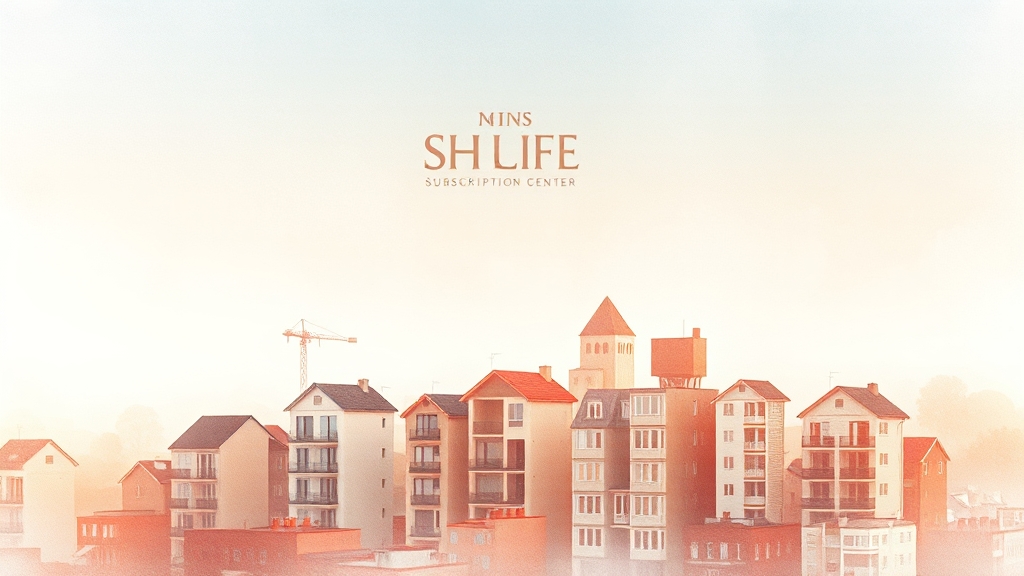 임대주택 종류 및 조건 비교 (watercolor 스타일)