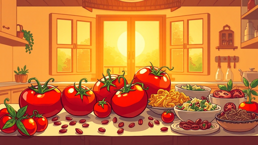 토마토, 더 맛있게 먹는 법 (cartoon 스타일)