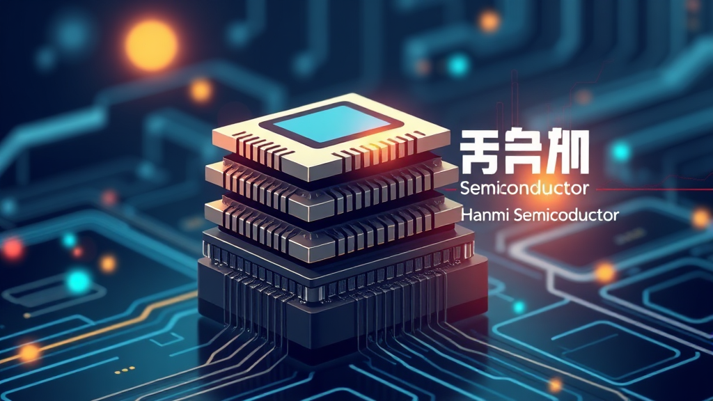 AI 반도체 시장과 HBM 주목 이유 (illustration 스타일)