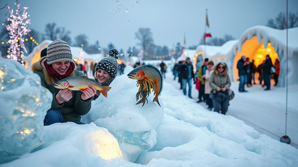 겨울 축제 Best: 즐거움 가득 (realistic 스타일)