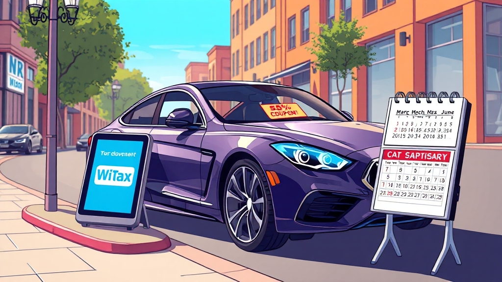 자동차세, 미리 내면 이득일까요? (cartoon 스타일)