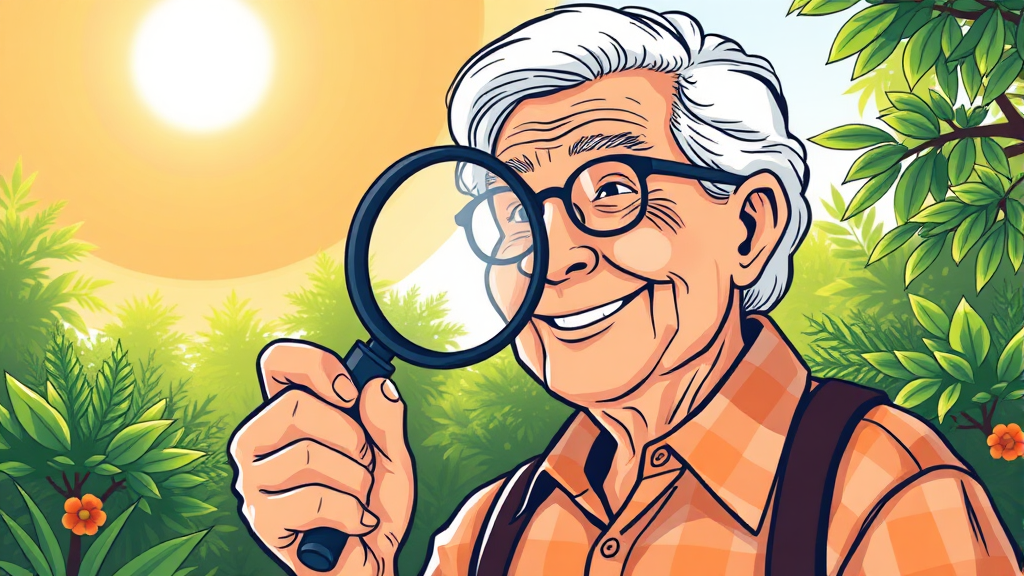 시니어 일자리 사업이란? (illustration 스타일)