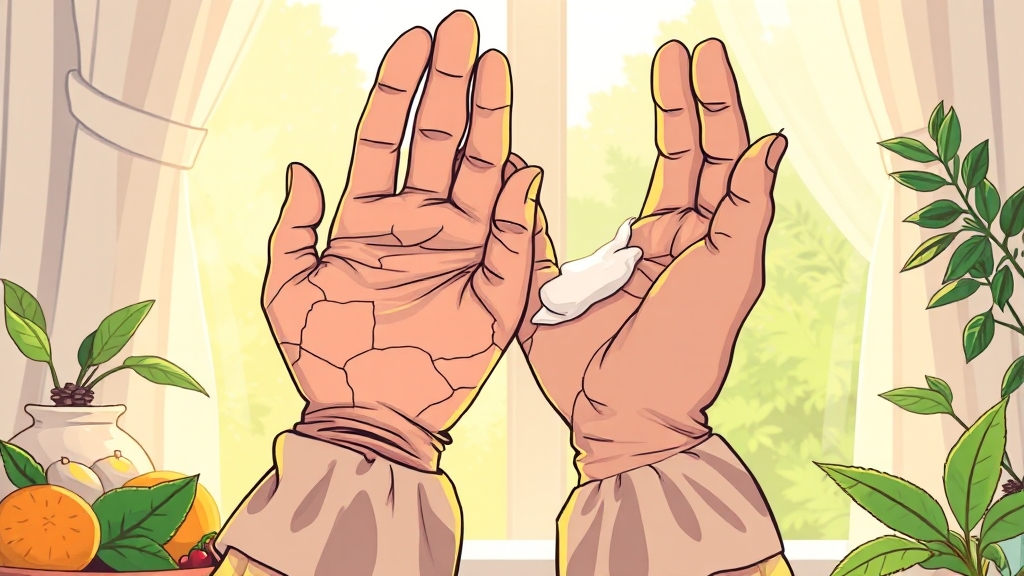 손끝 갈라짐 추가 관리 (cartoon 스타일)