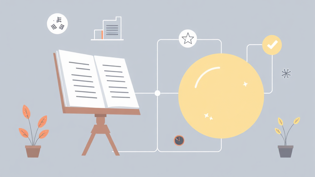 AI 시대, 한글 문서와 비교 기능의 미래 (illustration 스타일)