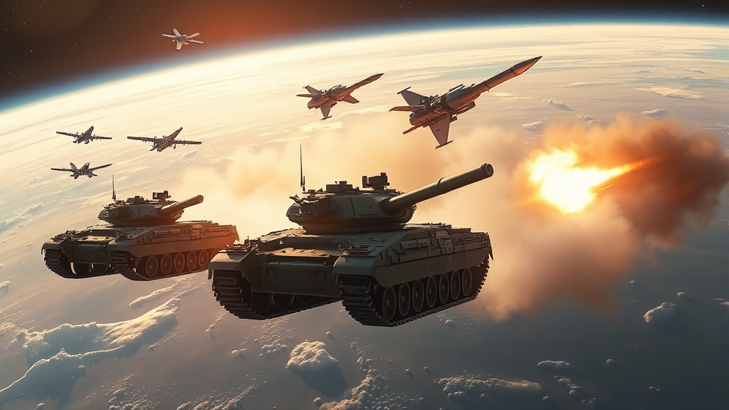 주요 방산 기업 분석 (realistic 스타일)