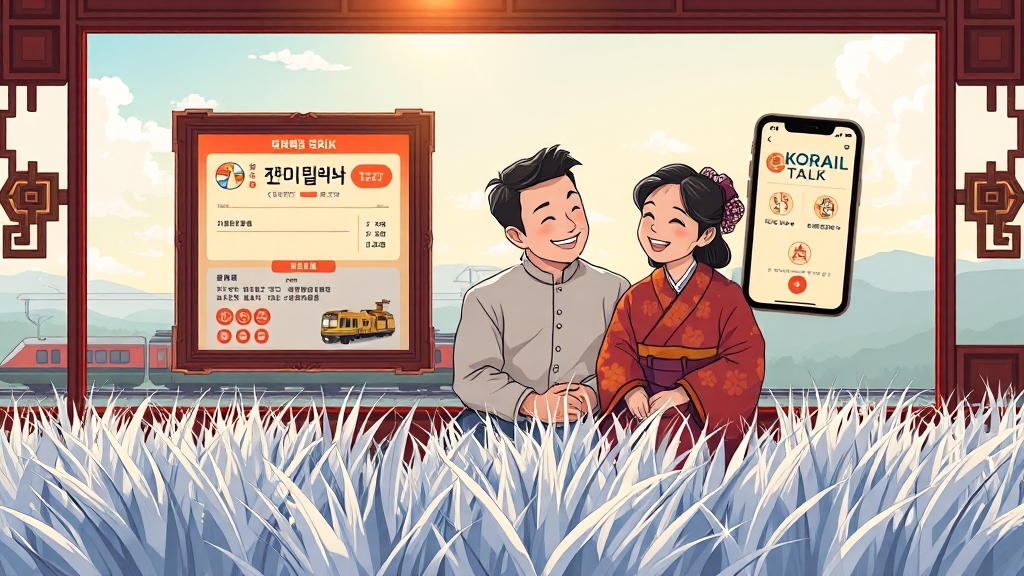 추석 기차표 FAQ (cartoon 스타일)