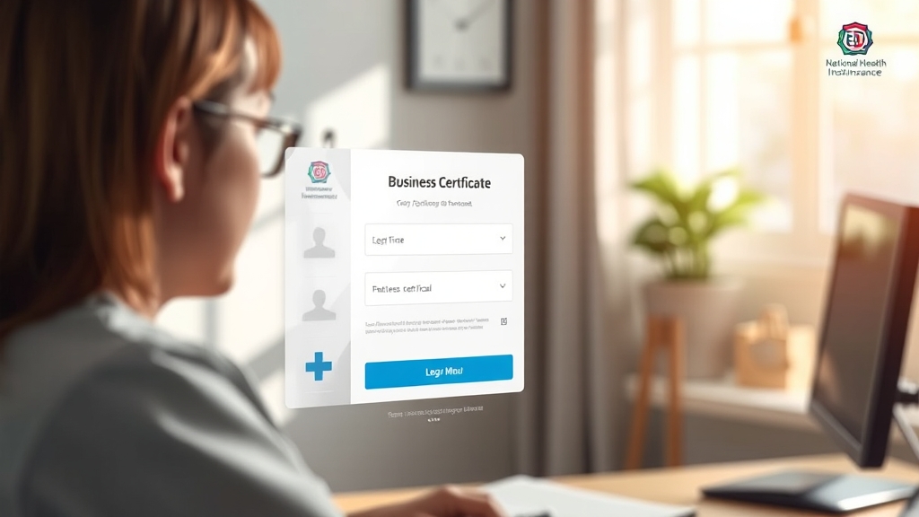 EDI 서비스 로그인 및 화면 구성 (realistic 스타일)