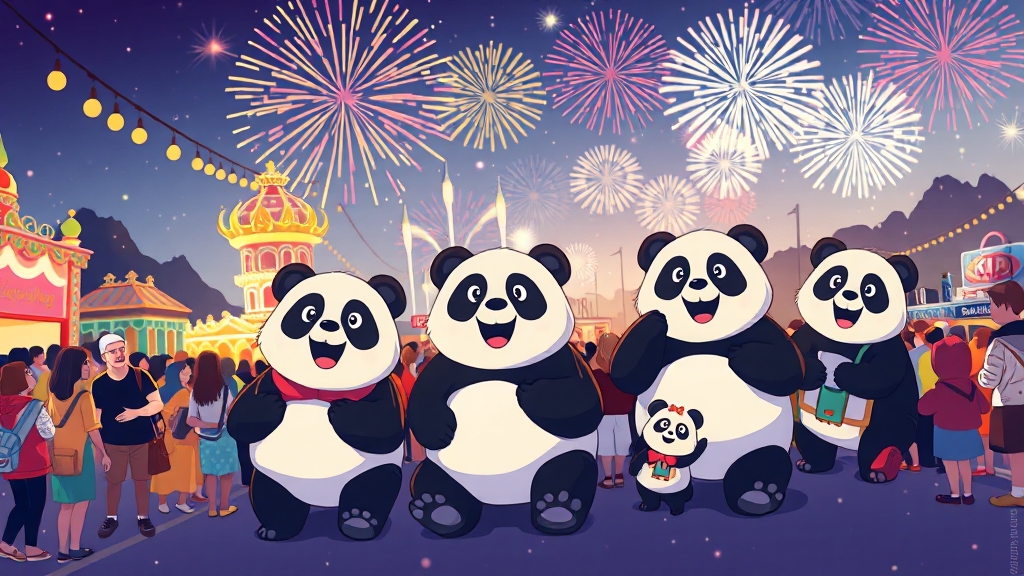 8월 에버랜드 이벤트 (cartoon 스타일)