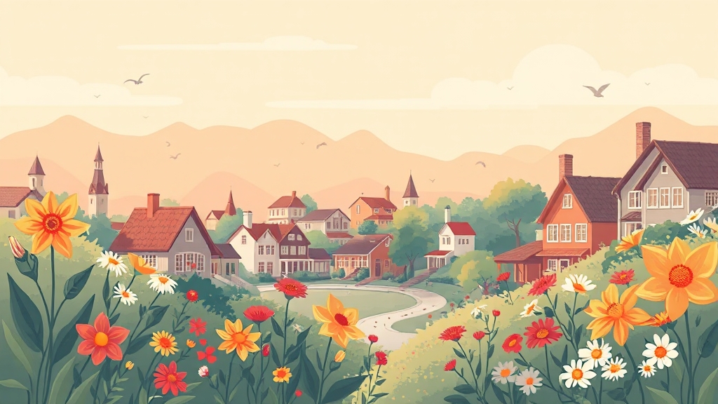 고향사랑기부금 활용법 (illustration 스타일)