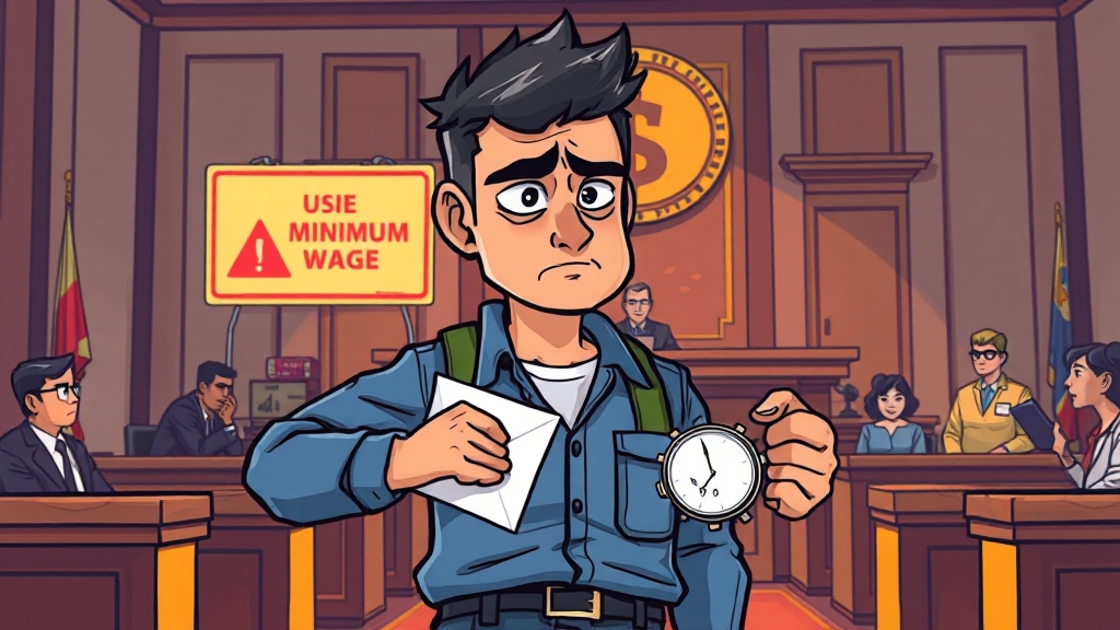 최저임금 관련 오해와 진실 (cartoon 스타일)