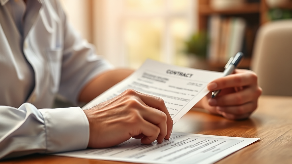 내용증명 작성 시 유의사항 (realistic 스타일)