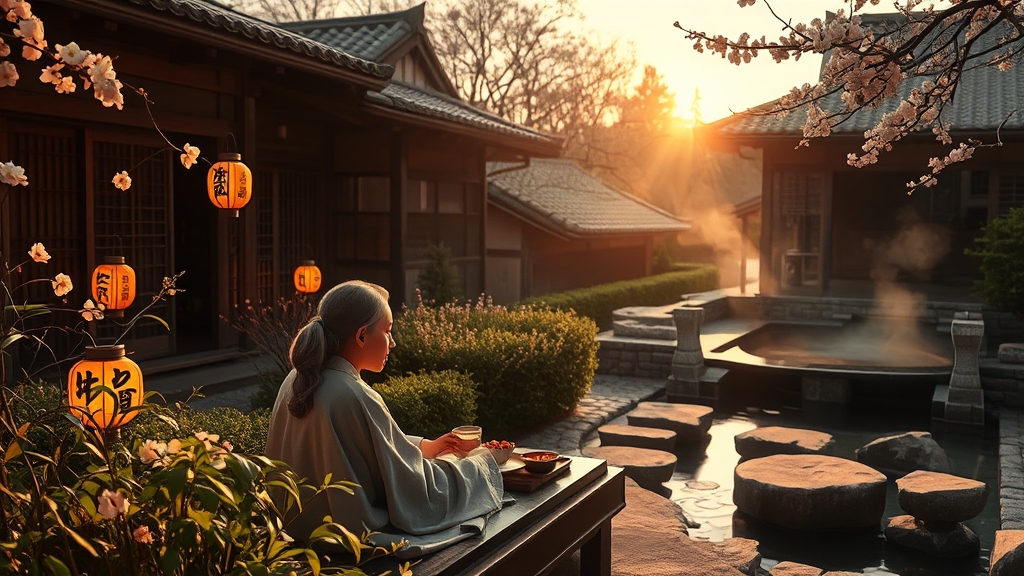 수운정 료칸 숙소 정보 (realistic 스타일)