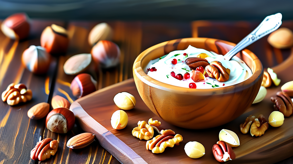 맛있고 건강하게! 단백질 견과류 활용 식단 구성 팁 (realistic 스타일)