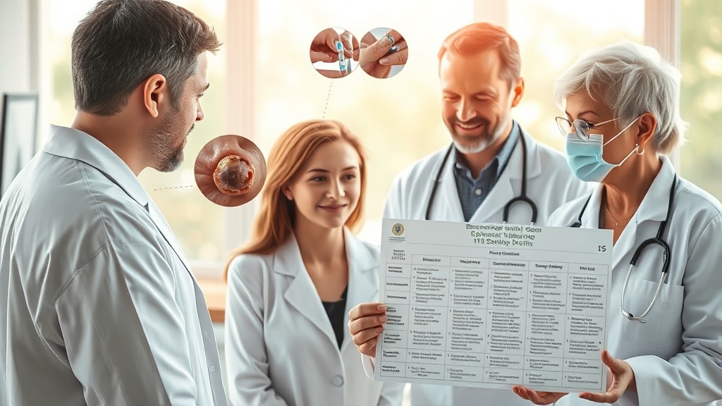 진단과 검사: 어떻게 이루어질까요? (realistic 스타일)