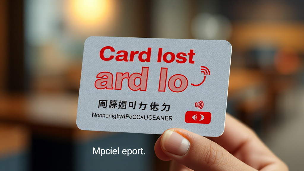 긴급! 분실신고 전화번호 (realistic 스타일)