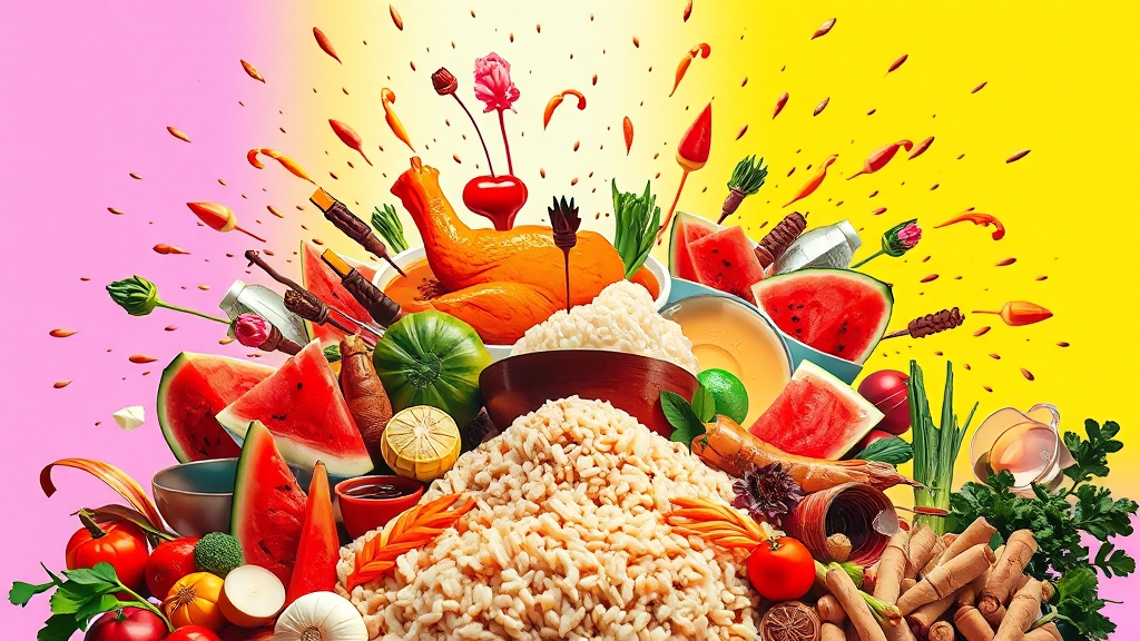 내 체질에 맞는 보양식은? (popart 스타일)