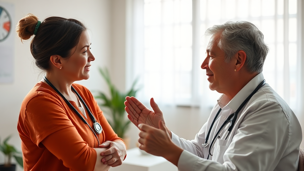 환자 부담 시뮬레이션 (realistic 스타일)