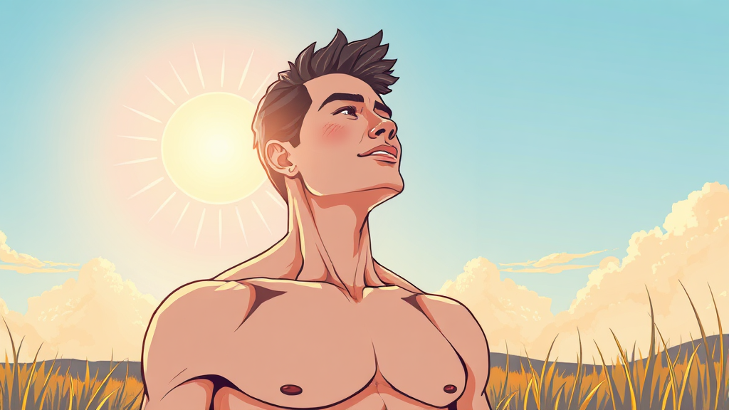 비타민D 섭취 후 기대할 수 있는 변화 (illustration 스타일)