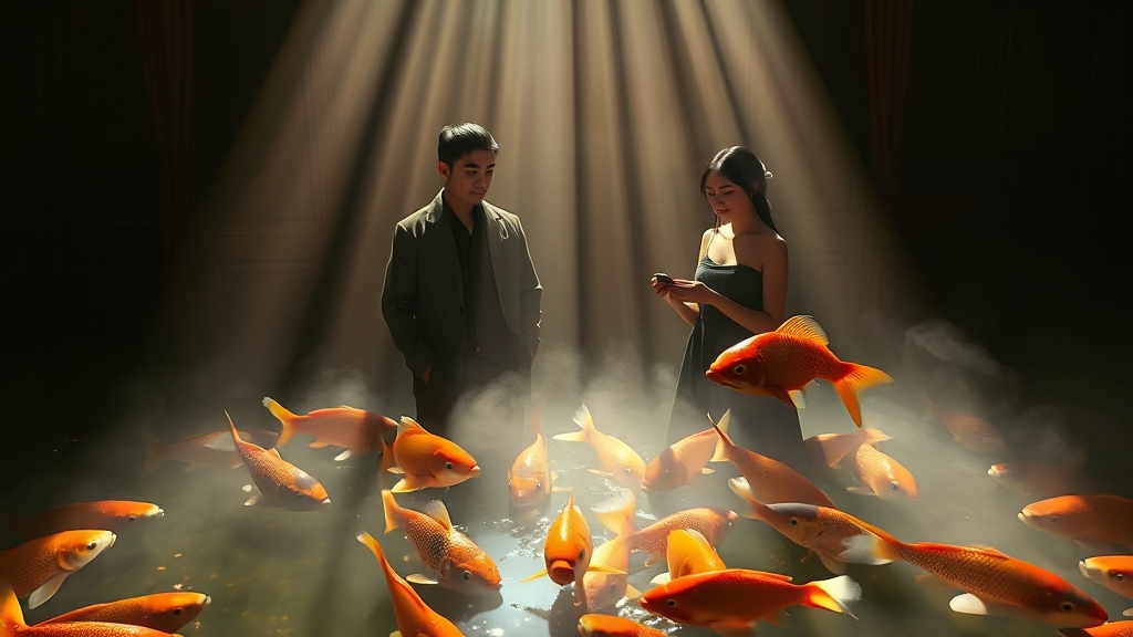 ‘황금물고기’ 줄거리 (realistic 스타일)