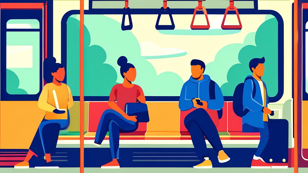 캐시비 교통시계, 어떻게 사용할까요? (cartoon 스타일)