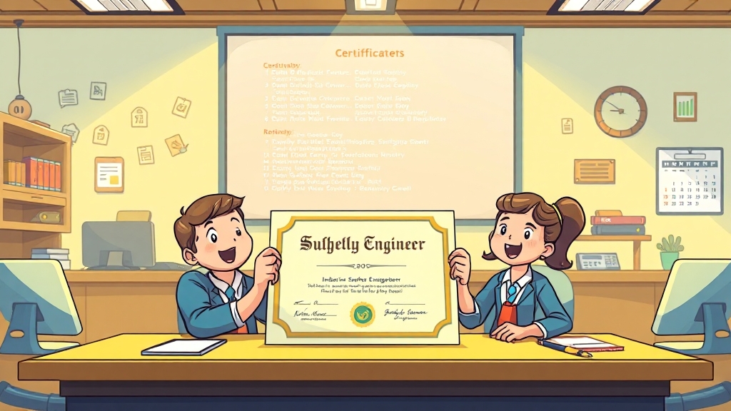 학점은행제 활용: 응시 자격 갖추는 과정 (cartoon 스타일)