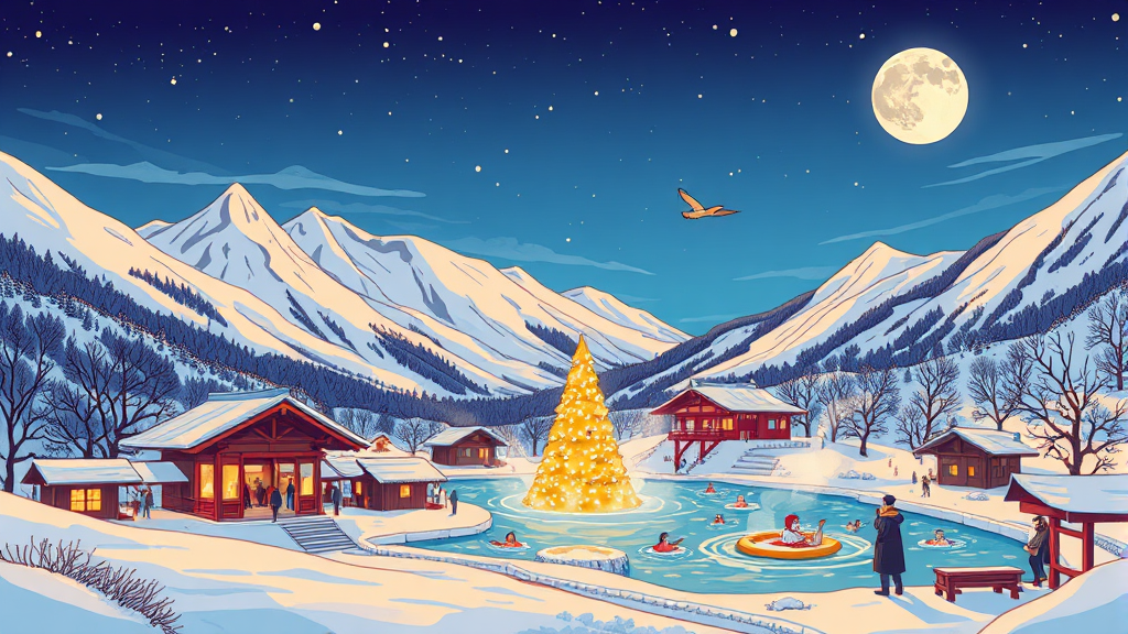 겨울 여행, 왜 떠나야 할까? (cartoon 스타일)