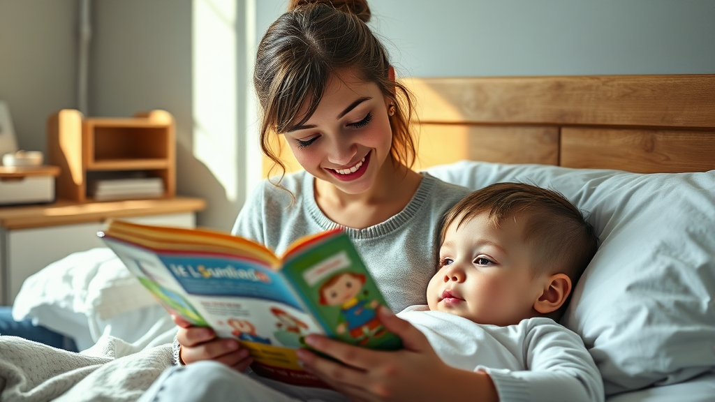 아이돌봄 서비스 유형 (realistic 스타일)