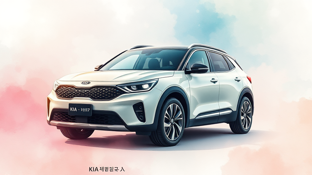 차종별 프로모션 정보 (watercolor 스타일)