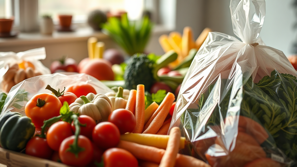 가공식품과 인스턴트 식품: 건강을 위협하는 숨은 주범 (realistic 스타일)