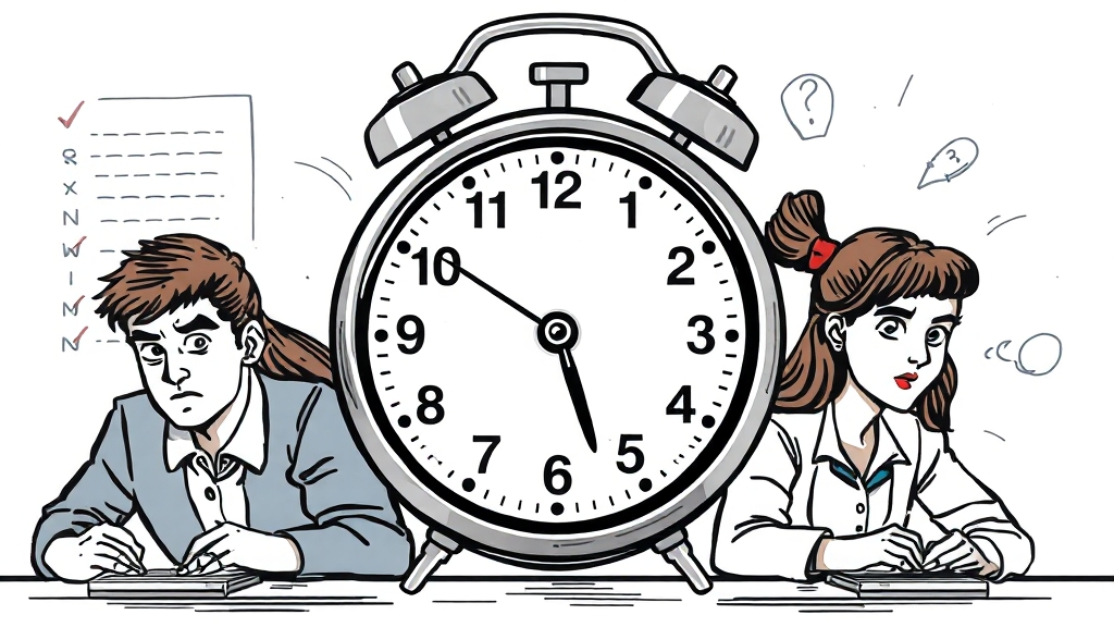 수능 시간표 완벽 분석 (illustration 스타일)