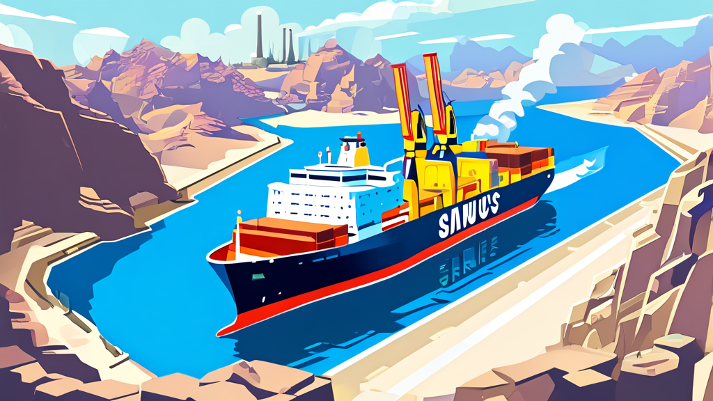 중동 사태가 삼성중공업 주가에 미치는 영향 (cartoon 스타일)