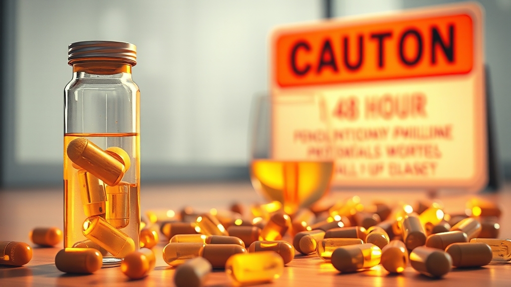 페니실린, 안전하게 복용하려면? (realistic 스타일)