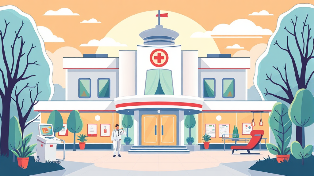 병원 선택 시 확인 사항 (illustration 스타일)