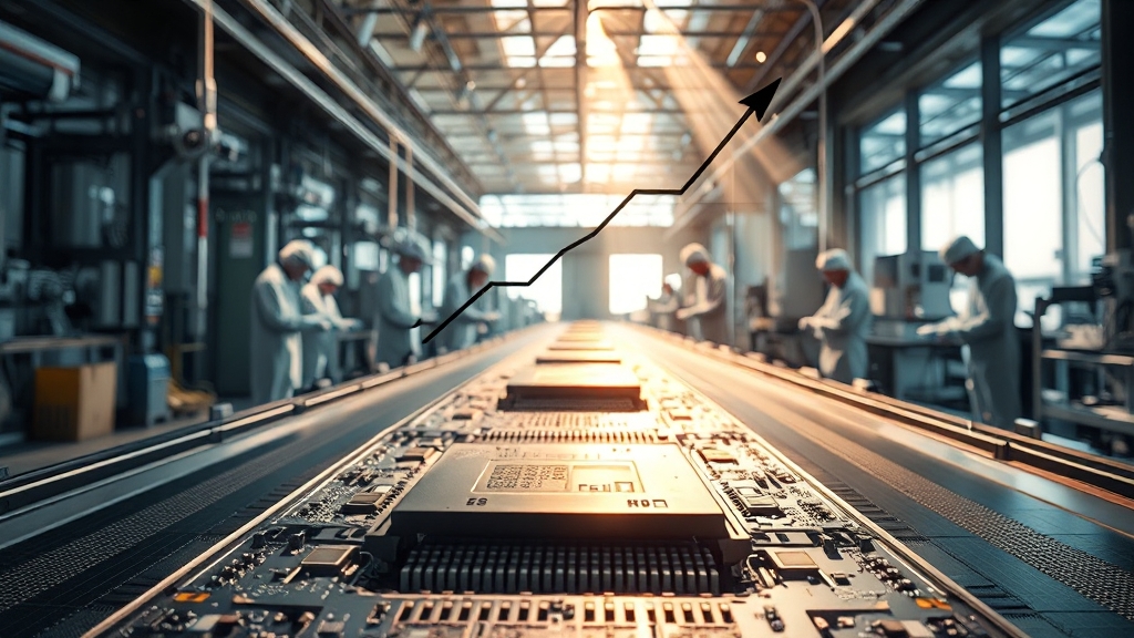 파운드리 사업: HBM 수주 및 턴어라운드 기대 (realistic 스타일)