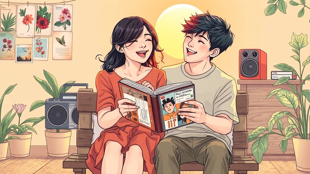 주요 등장인물과 관계도 (illustration 스타일)