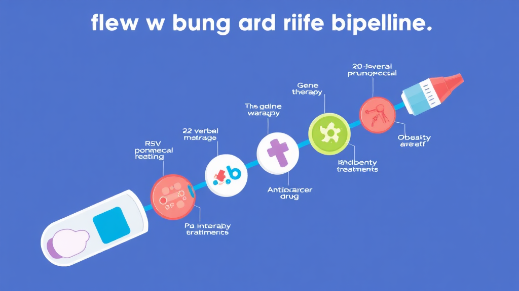 화이자 PFE: 주요 파이프라인 현황 (cartoon 스타일)
