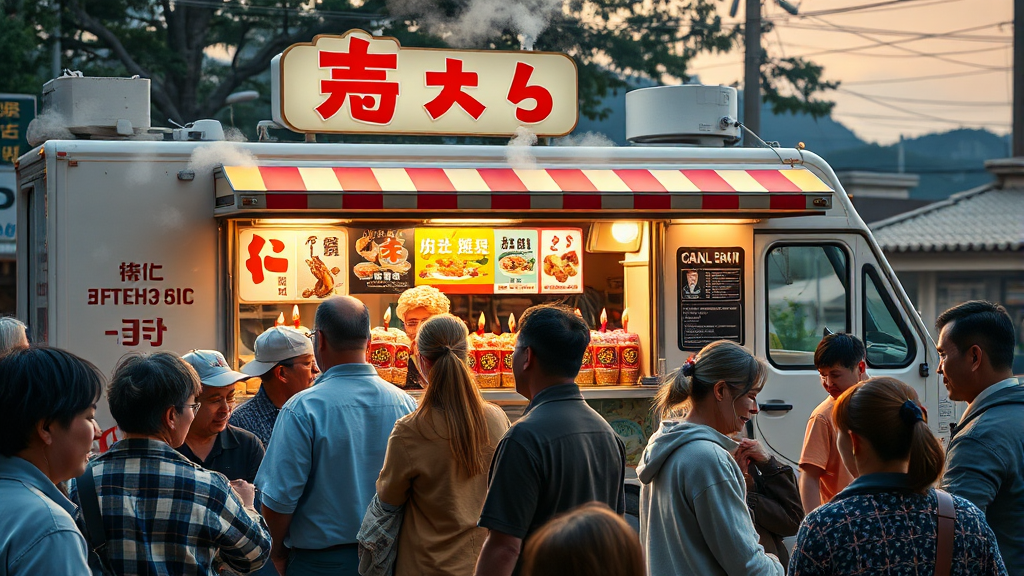 순대 종류별 특징 (realistic 스타일)