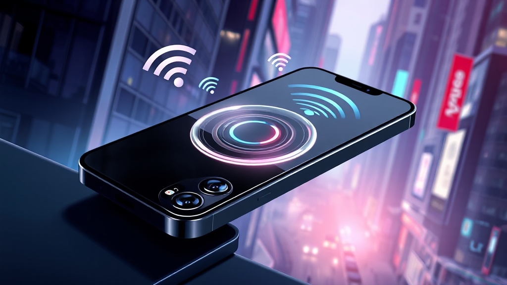 아이폰 17 Air: 주요 특징 (illustration 스타일)