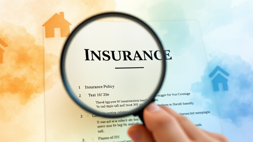 내 보험, 제대로 알고 있나요? 점검 포인트 (watercolor 스타일)