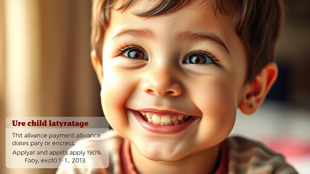 2026년 아동수당 완벽 정리: 2017년생 지급일, 금액, 신청 방법 (3/1 아동수당법 통과) 4 아동수당 지급일과 신청 방법 완벽 정리 (realistic 스타일)